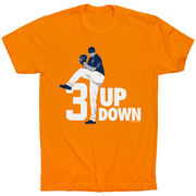 Baseball Tshirt Short Sleeve 3 Up 3 Down