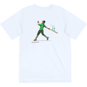 Baseball Short Sleeve Performance Tee - Lucky Tater Leprechaun