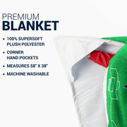 Soccer Premium Blanket - Soccer Field
