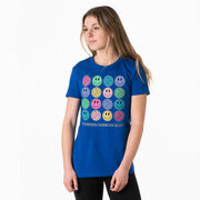 Volleyball Women's Everyday Tee - Volleyball Makes Me Happy