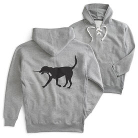 Hockey Sport Lace Sweatshirt - Howe the Hockey Dog