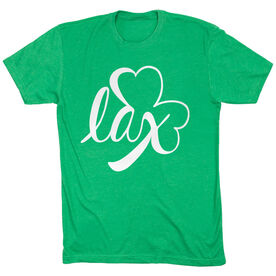Girls Lacrosse Short Sleeve T-Shirt - Lax Shamrock