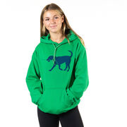 Hockey Hooded Sweatshirt - Rocky The Hockey Dog