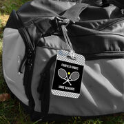 Tennis Bag/Luggage Tag - Personalized Tennis Team with Rackets