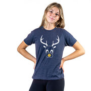 Softball Short Sleeve T-Shirt - Reindeer