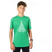 Lacrosse Short Sleeve T-Shirt - Merry Laxmas Tree