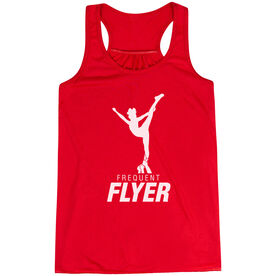 Cheerleading Flowy Racerback Tank Top - Frequent Flyer