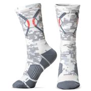 Baseball Woven Mid-Calf Sock Set - Big Fly