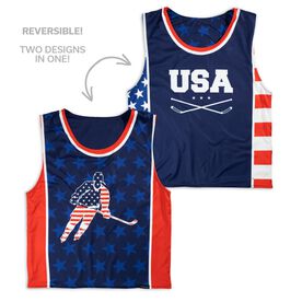 Hockey Reversible Pinnie - Patriotic