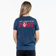 Soccer Short Sleeve T-Shirt - Ain't Afraid Of No Post (Back Design)