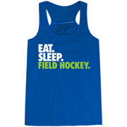 Field Hockey Flowy Racerback Tank Top - Eat Sleep Field Hockey