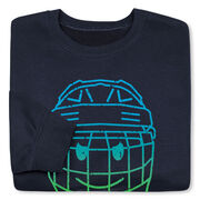 Hockey Crewneck Sweatshirt - Have An Ice Day Smiley