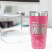 Softball 20 oz. Double Insulated Tumbler - Mom