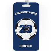 Soccer Bag/Luggage Tag - Personalized Soccer Team Ball