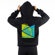 Tennis Hooded Sweatshirt - Let's Raise A Racket (Back Design)