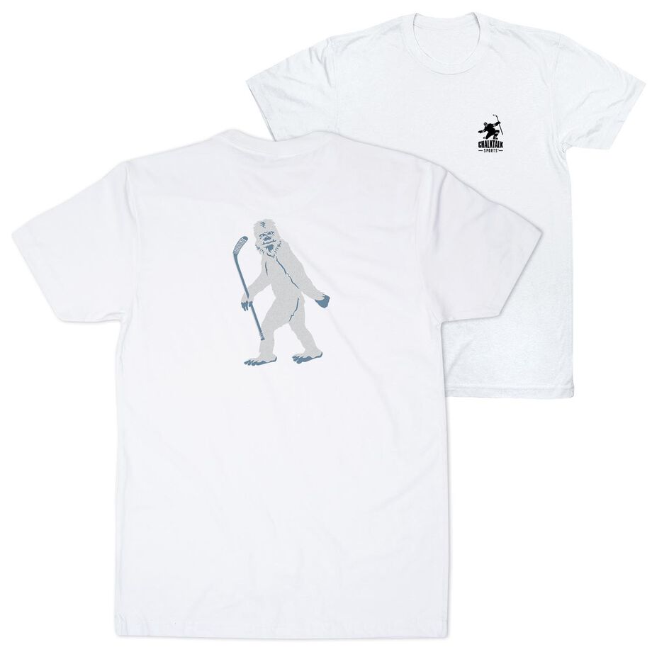 Hockey Short Sleeve T-Shirt - Yeti (Back Design)