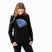 Softball Long Sleeve Performance Tee - Good Girls Steal