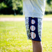Baseball Shorts - Navy Digital Camo