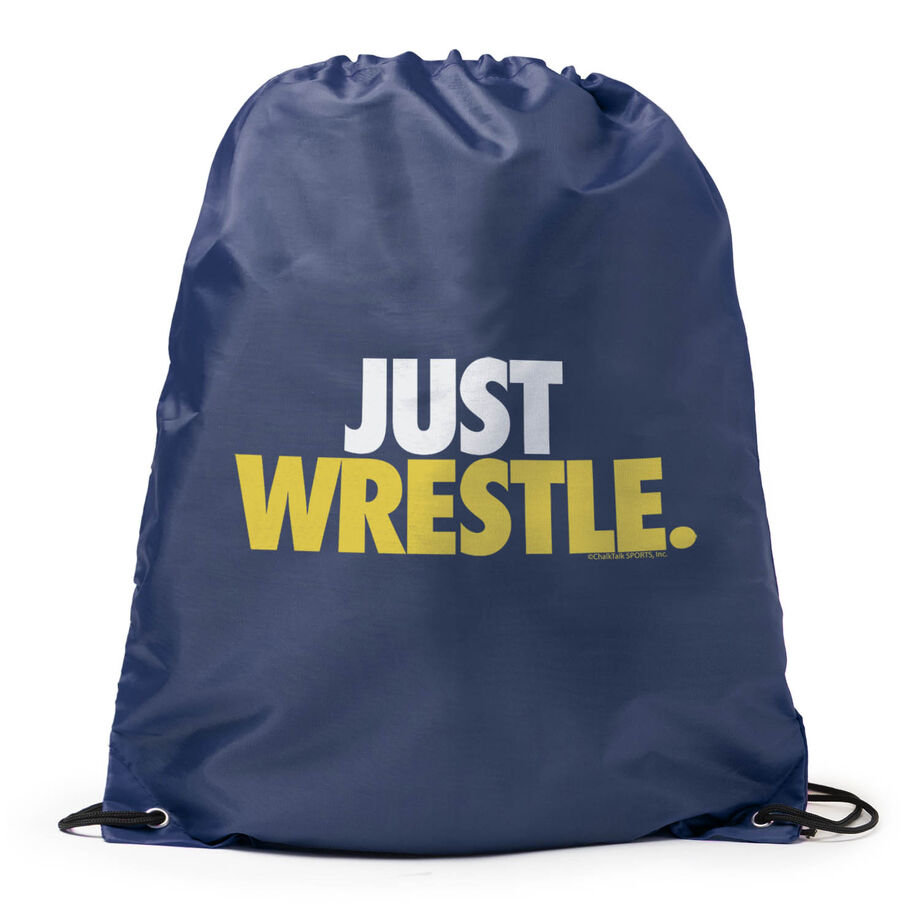 Wrestling Drawstring Backpack Just Wrestle