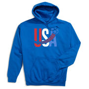 Soccer Hooded Sweatshirt - USA Patriotic