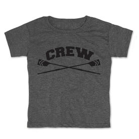 Crew Toddler Short Sleeve Shirt - Crew Crossed Oars Banner