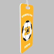 Soccer Bag/Luggage Tag - Personalized Soccer Team Ball