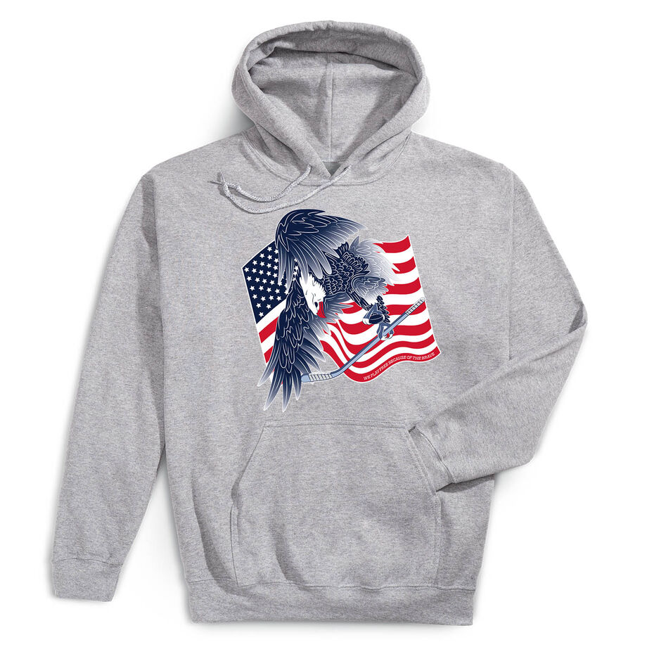 Hockey Hooded Sweatshirt - Hockey Eagle