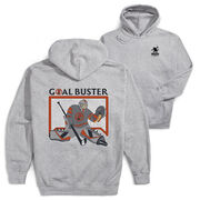 Hockey Hooded Sweatshirt - Goal Buster (Back Design)