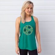 Soccer Flowy Racerback Tank Top - Summer Kicks