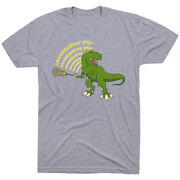 Guys Lacrosse Short Sleeve T-Shirt - Laxasaurus Rex