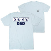 Hockey Short Sleeve T-Shirt - Hockey Dad Life (Back Design) 