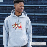 Wrestling Hooded Sweatshirt - Wrestling Santa