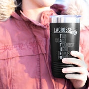 Guys Lacrosse 20 oz. Double Insulated Tumbler - Guys Lacrosse Father Words