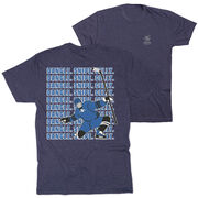 Hockey Short Sleeve T-Shirt - Dangle Snipe Celly Player (Back Design)