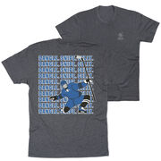 Hockey Short Sleeve T-Shirt - Dangle Snipe Celly Player (Back Design)