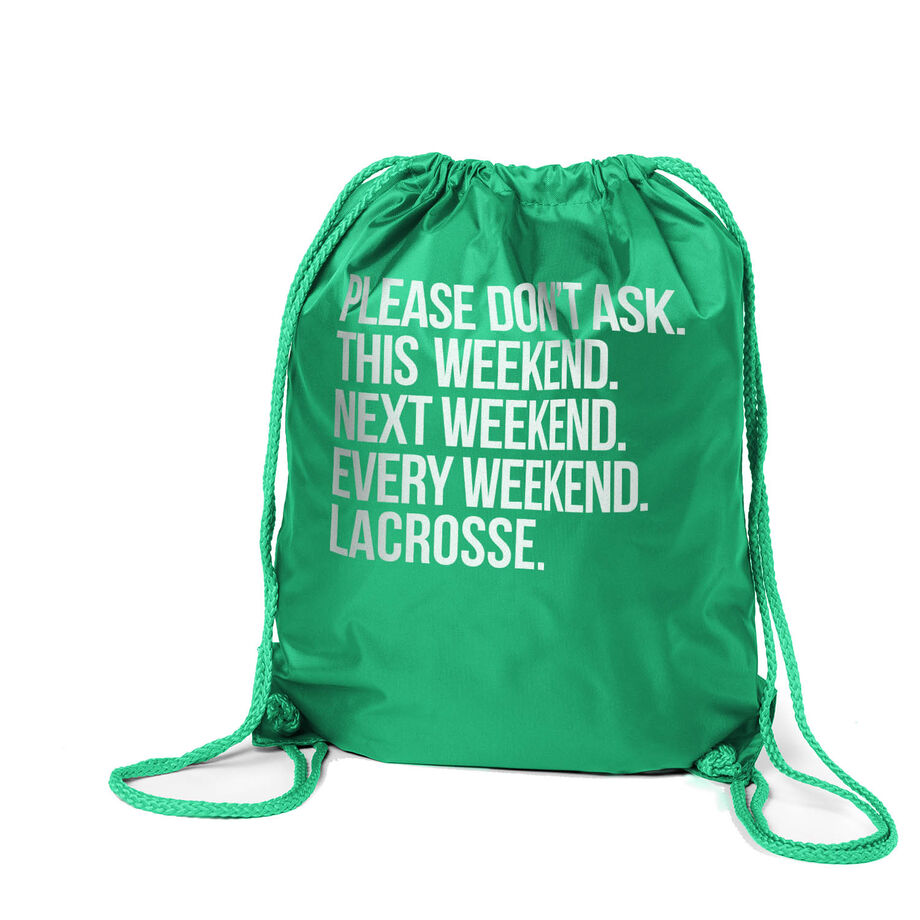 Lacrosse Drawstring Backpack - All Weekend Lacrosse