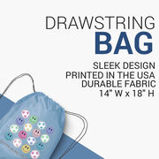 Soccer Drawstring Backpack - Soccer Makes Me Happy