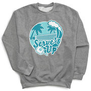 Pickleball Crewneck Sweatshirt - Serve's Up