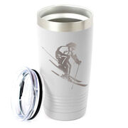 Skiing 20 oz. Double Insulated Tumbler - Female Silhouette