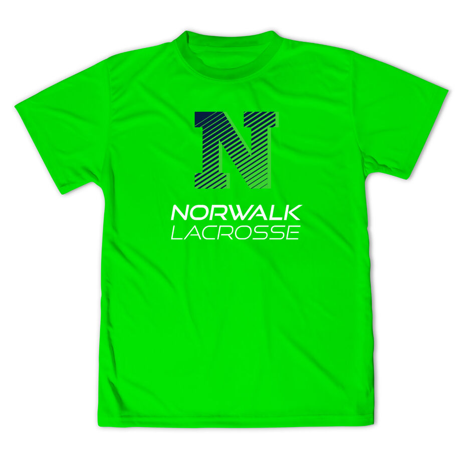 Lacrosse Short Sleeve Velocitee Performance Shirt - Norwalk - Green