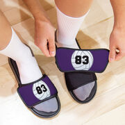 Volleyball Repwell&reg; Sandal Straps - Volleyball with Number