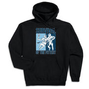 Guys Lacrosse Hooded Sweatshirt - Survival of the Fittest