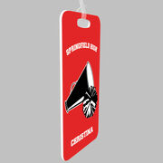 Cheerleading Bag/Luggage Tag - Personalized Cheer Team Pom Pom & Megaphone