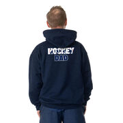 Hockey Hooded Sweatshirt - Hockey Dad Life (Back Design) 