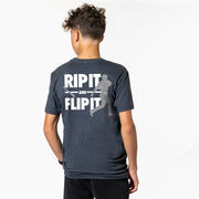 Baseball Short Sleeve T-Shirt - Rip It Flip It (Back Design)