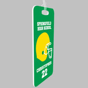 Football Bag/Luggage Tag - Personalized Team Helmet