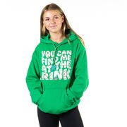 Hockey Hooded Sweatshirt - You Can Find Me At The Rink