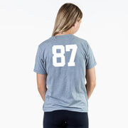 Softball T-Shirt Short Sleeve - I'd Rather Be Playing Softball Distressed