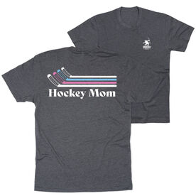 Hockey Short Sleeve T-Shirt - Hockey Mom Sticks (Back Design)