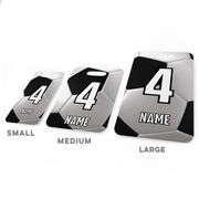 Soccer Bag/Luggage Tag - Personalized Big Number with Soccer Ball